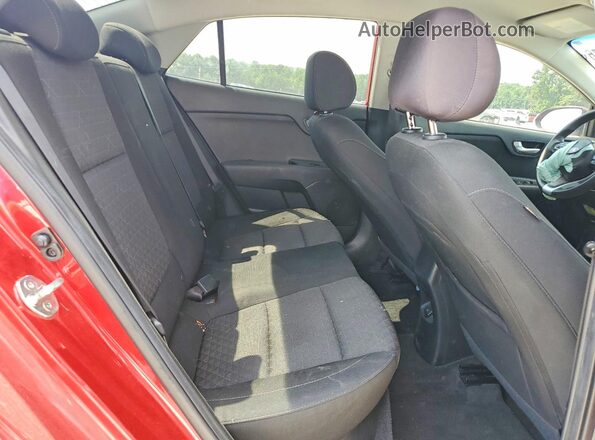 3KPA24AD1LE288274 2020 KIA RIO Red Вид задніх сидінь