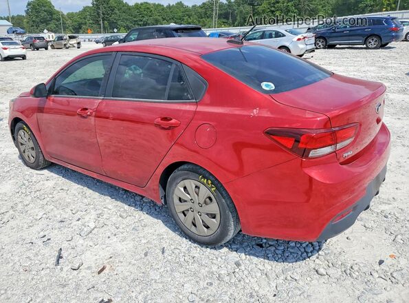 3KPA24AD1LE288274 2020 KIA RIO Red Задня ліва чверть