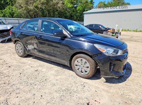 3KPA24AD1LE330703 2020 KIA RIO Black წინა მარჯვენა