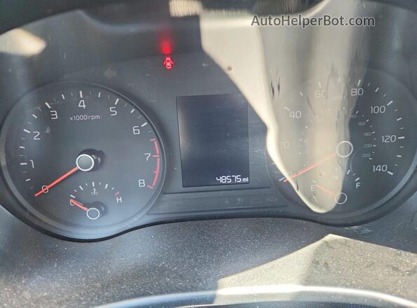 3KPA24AD1LE330703 2020 KIA RIO Black ხელსაწყოთა პანელის ხედი