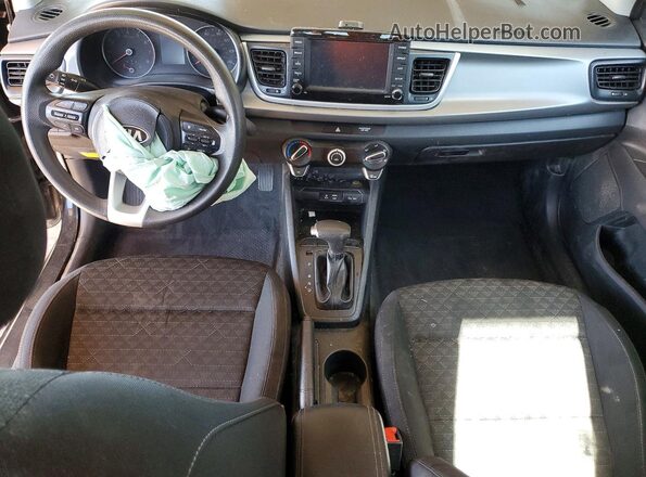 3KPA24AD1LE334427 2020 KIA RIO Black Vista del salpicadero
