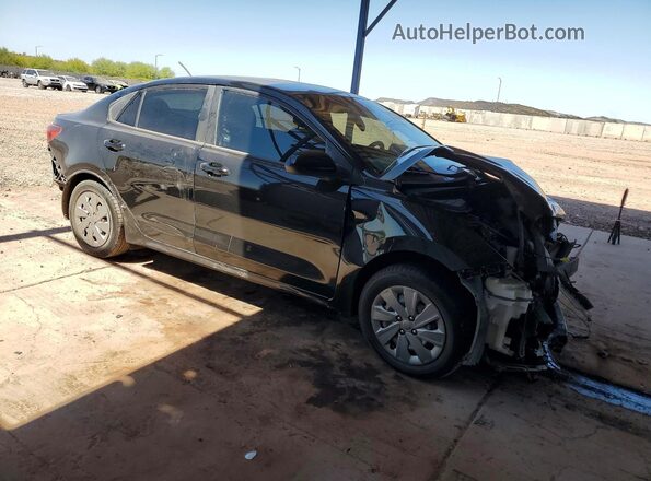 3KPA24AD1LE334427 2020 KIA RIO Black Delantero derecho