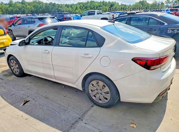 3KPA24AD1LE337053 2020 KIA RIO White Trasero izquierdo