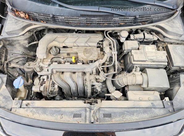 3KPA24AD1LE346206 2020 KIA RIO Black Vista interior trasera