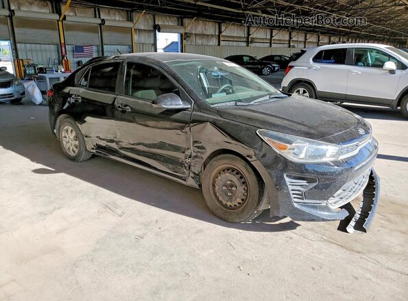 3KPA24AD1ME371026 2021 KIA RIO Black Вид салону спереду