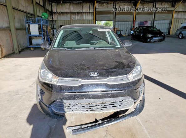 3KPA24AD1ME371026 2021 KIA RIO Black Вид щитка приладів