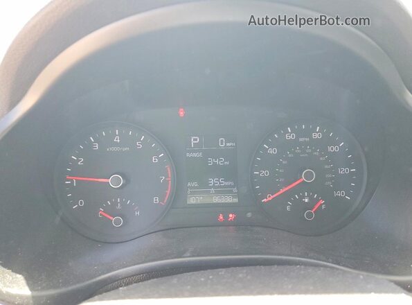 3KPA24AD1ME379157 2021 KIA RIO Silver ხელსაწყოთა პანელის ხედი