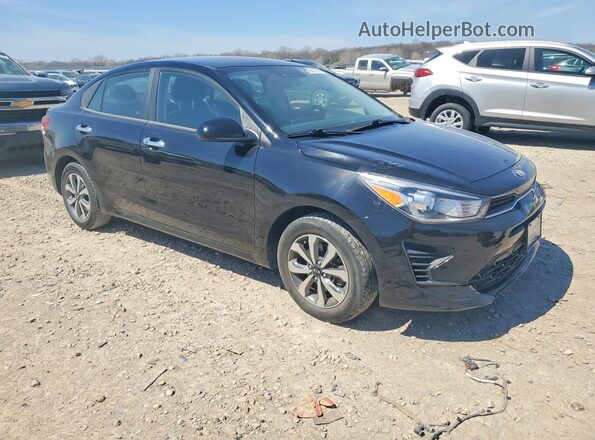 3KPA24AD1ME391521 2021 KIA RIO Black Delantero derecho