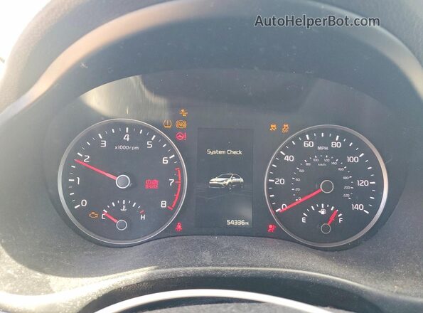 3KPA24AD1ME391521 2021 KIA RIO Black Vista del cuadro de instrumentos