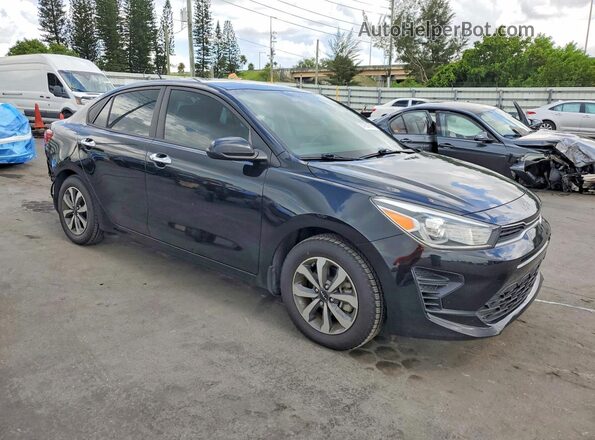 3KPA24AD1NE505180 2022 KIA RIO Black Front right