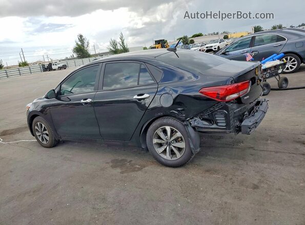 3KPA24AD1NE505180 2022 KIA RIO Black Rear left