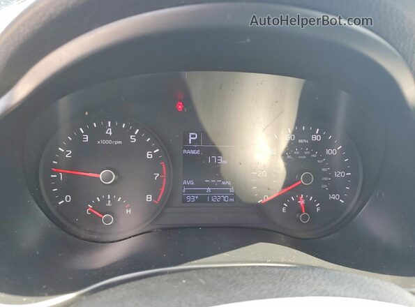 3KPA24AD1PE530129 2023 KIA RIO Black Սարքավորումների վահանակի տեսք
