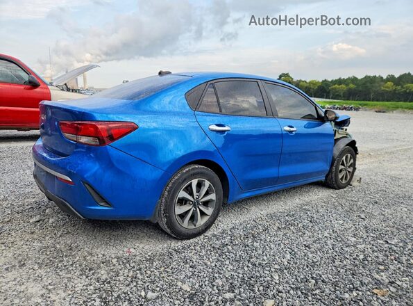 3KPA24AD2NE469810 2022 KIA RIO Blue Vista trasera