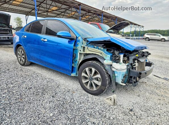 3KPA24AD2NE469810 2022 KIA RIO Blue Vista interior delantera