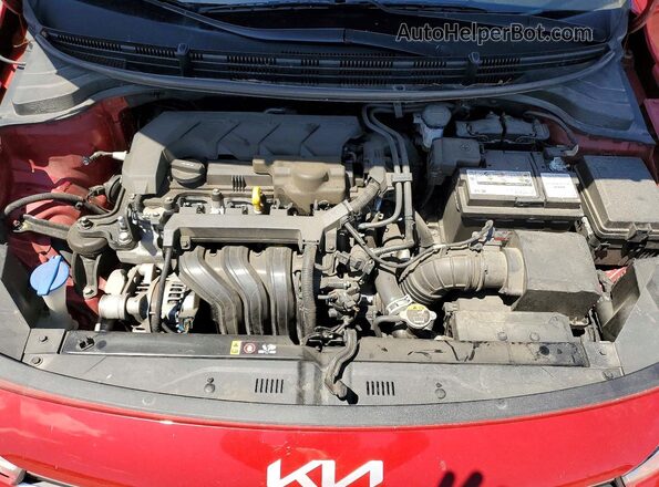 3KPA24AD2PE600267 2023 KIA RIO Red Вид задньої частини салону