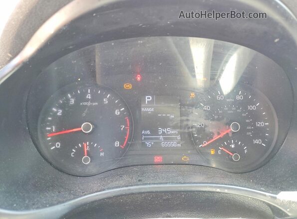 3KPA24AD2PE600267 2023 KIA RIO Red Вид щитка приладів
