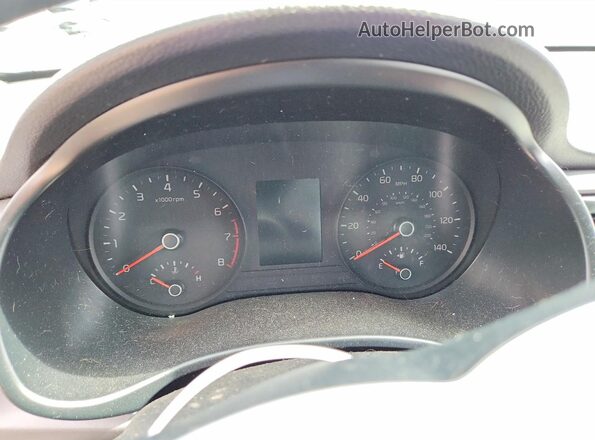 3KPA24AD2PE616789 2023 KIA RIO White Вид щитка приладів