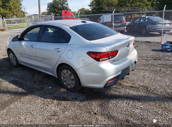 3KPA24AD3LE288440 2020 KIA RIO Silver Rear left
