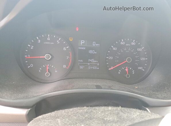 3KPA24AD3LE293170 2020 KIA RIO Blue Սարքավորումների վահանակի տեսք