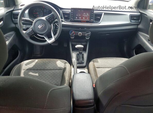 3KPA24AD3LE293170 2020 KIA RIO Blue Առջևի վահանակի տեսք