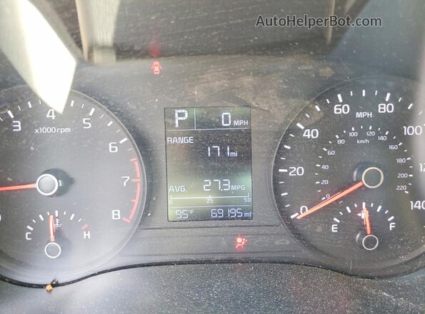 3KPA24AD3LE308945 2020 KIA RIO Silver Սարքավորումների վահանակի տեսք