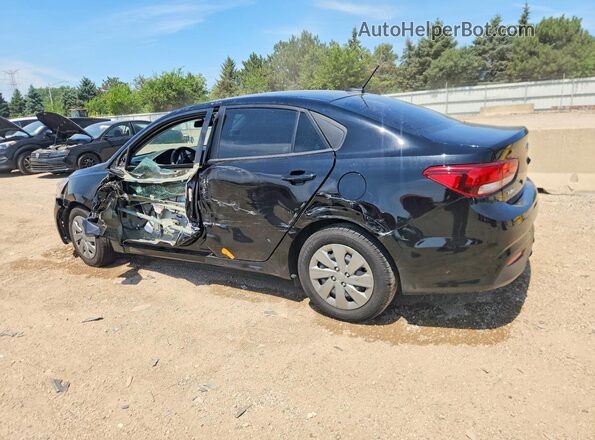 3KPA24AD3LE355215 2020 KIA RIO Black Rear left
