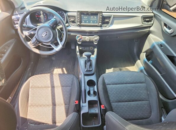 3KPA24AD3LE355215 2020 KIA RIO Black Dashboard view