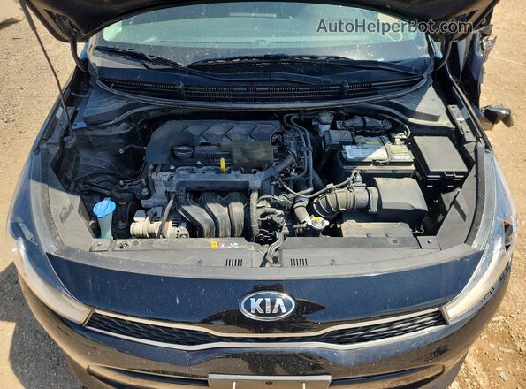 3KPA24AD3LE355215 2020 KIA RIO Black Rear interior view