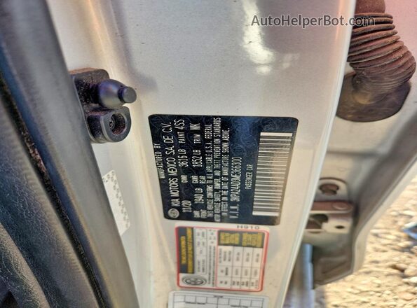 3KPA24AD3ME366300 2021 KIA RIO Gray VIN sticker view