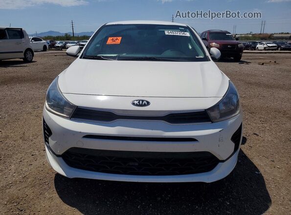 3KPA24AD3ME381251 2021 KIA RIO White Դիմացի տեսք