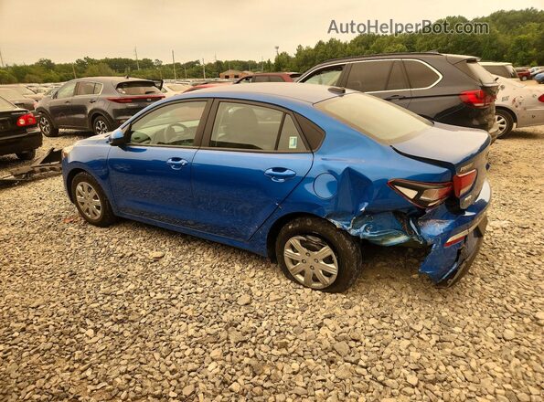 3KPA24AD3ME403832 2021 KIA RIO Blue უკანა მარცხენა