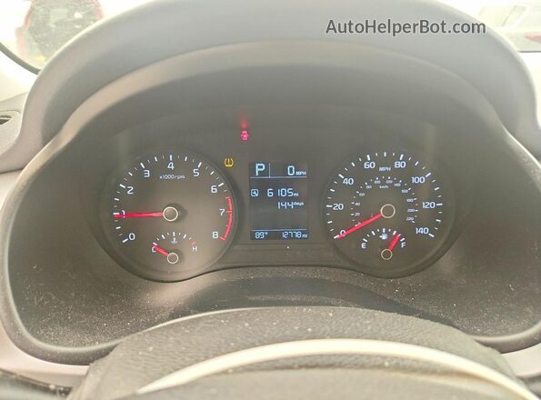 3KPA24AD3ME403832 2021 KIA RIO Blue ხელსაწყოთა პანელის ხედი