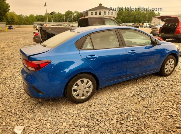 3KPA24AD3ME403832 2021 KIA RIO Blue უკანა მარჯვენა