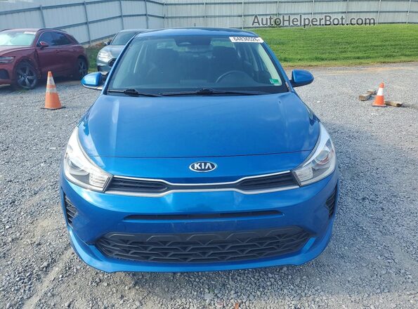 3KPA24AD3ME410764 2021 KIA RIO Blue Vista trasera