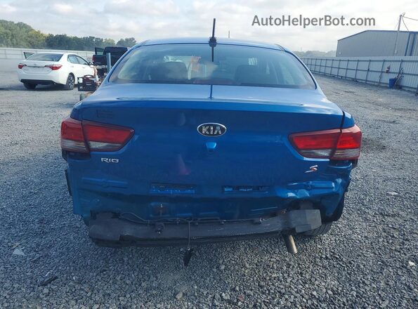 3KPA24AD3ME410764 2021 KIA RIO Blue Vista interior delantera
