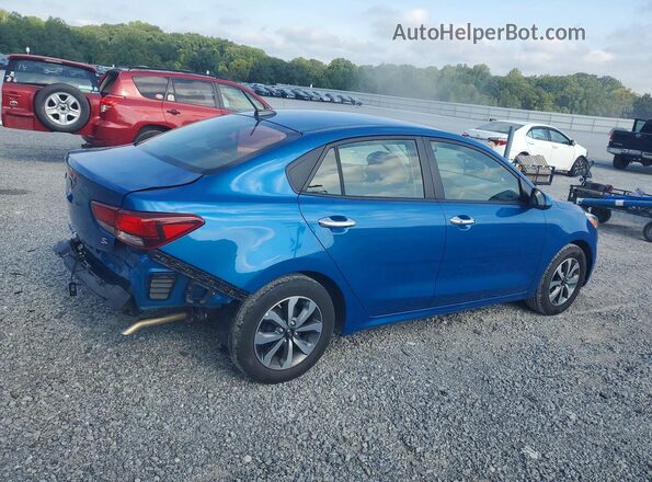 3KPA24AD3ME410764 2021 KIA RIO Blue Delantero derecho