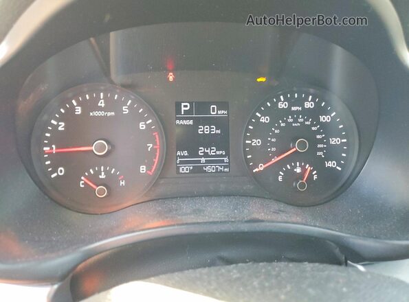 3KPA24AD4LE256094 2020 KIA RIO Charcoal Вид щитка приладів