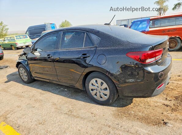3KPA24AD4LE303303 2020 KIA RIO Black Հետևի ձախ