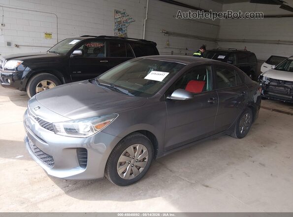 3KPA24AD4LE334647 2020 KIA RIO Gray Front left