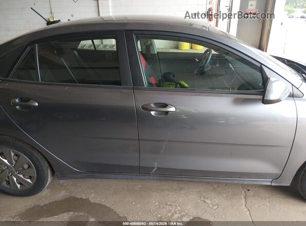 3KPA24AD4LE334647 2020 KIA RIO Gray Instrument cluster view