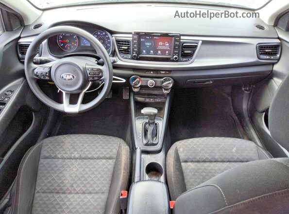 3KPA24AD4LE337094 2020 KIA RIO White Widok deski rozdzielczej