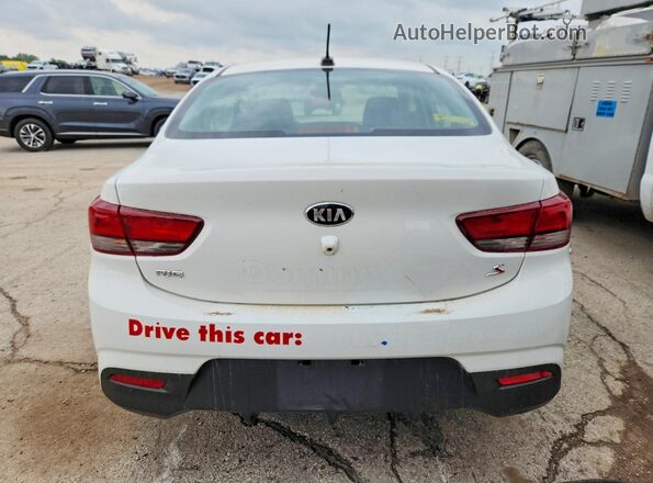 3KPA24AD4LE353733 2020 KIA RIO White Հետևի տեսք