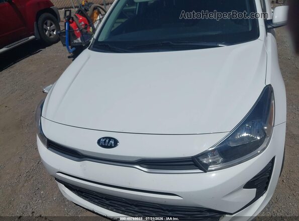 3KPA24AD4ME385888 2021 KIA RIO White Widok deski rozdzielczej