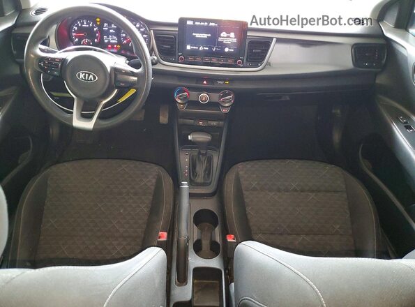3KPA24AD4ME427668 2021 KIA RIO White წინა პანელის ხედი