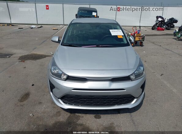 3KPA24AD4NE477388 2022 KIA RIO Silver Вид щитка приладів