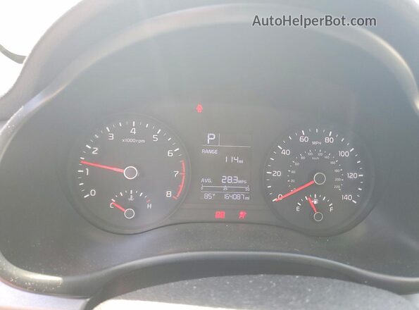 3KPA24AD4PE561648 2023 KIA RIO Silver Սարքավորումների վահանակի տեսք