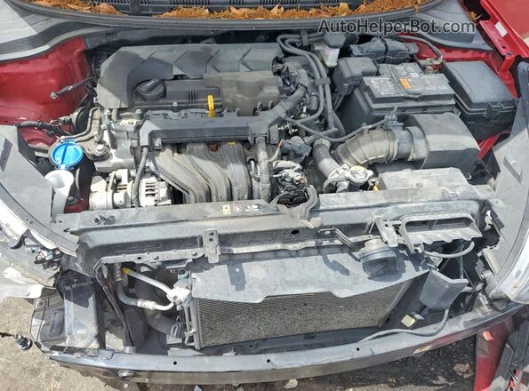 3KPA24AD4PE611433 2023 KIA RIO Red უკანა სალონის ხედი