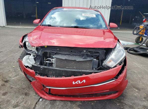 3KPA24AD4PE611433 2023 KIA RIO Red წინა ხედი