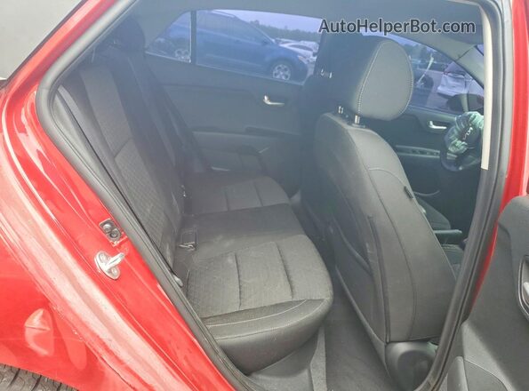 3KPA24AD4PE611433 2023 KIA RIO Red უკანა სავარძლების ხედი