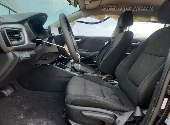 3KPA24AD4PE613554 2023 KIA RIO Black Widok wnętrza z przodu